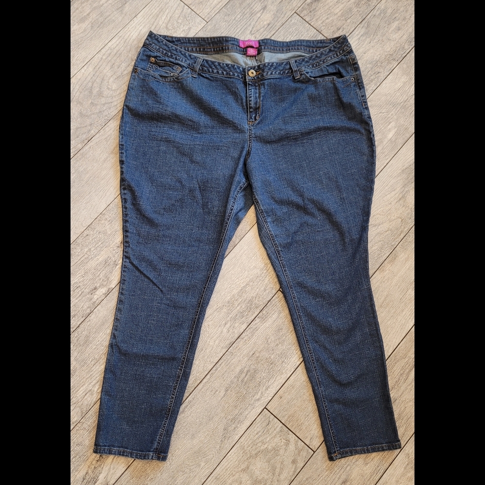 Loop 18 Skinny Denim Blue Jeans Size 23
